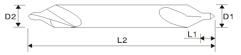 Hartmetallbohrer/ Doppelendbohrer, Entgraten/ Fasenfräsen
